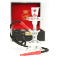 Factory wholesale hand blown LED light Al Fakher all glass hookah